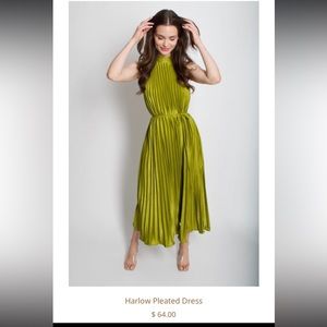 Womens Harlow emerald green dress